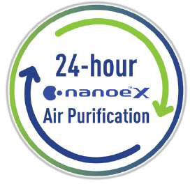 Panasonic nanoe X 24-hour air purification